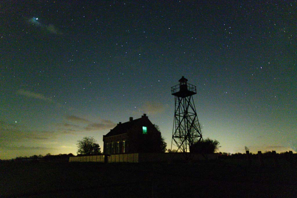 Schokland bij nacht