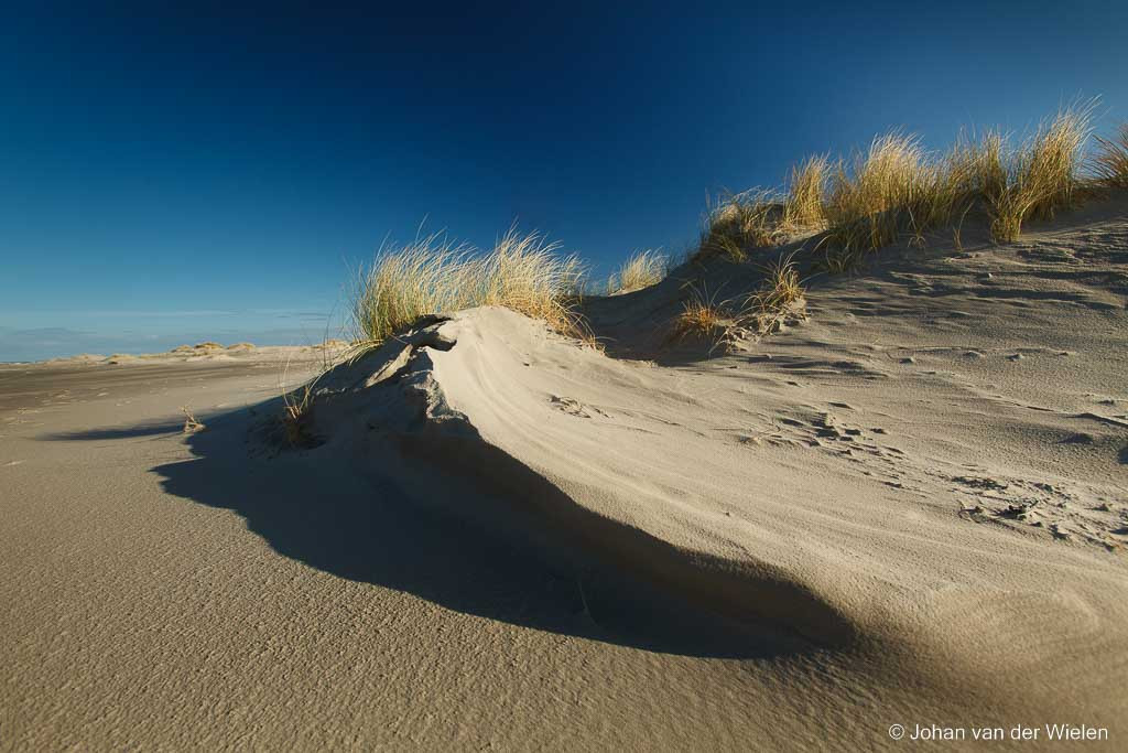 duinvorming op het strand; dune formation on the beach