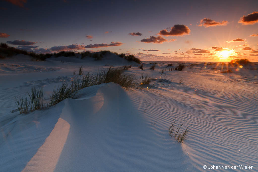 zonsopkomst Schiermonnikoog; sunrise Schiermonnikoog