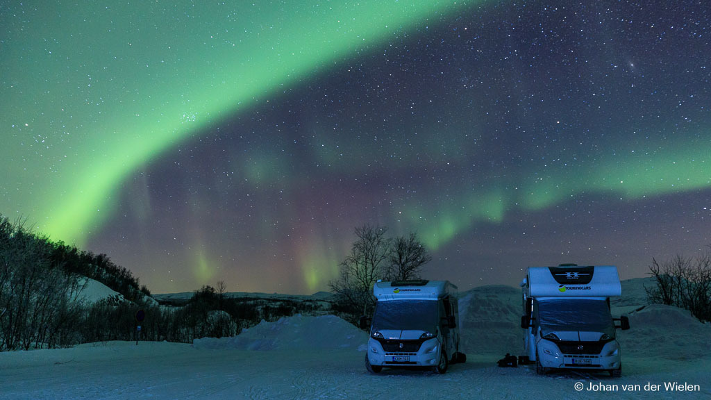 Campers under the Aurora