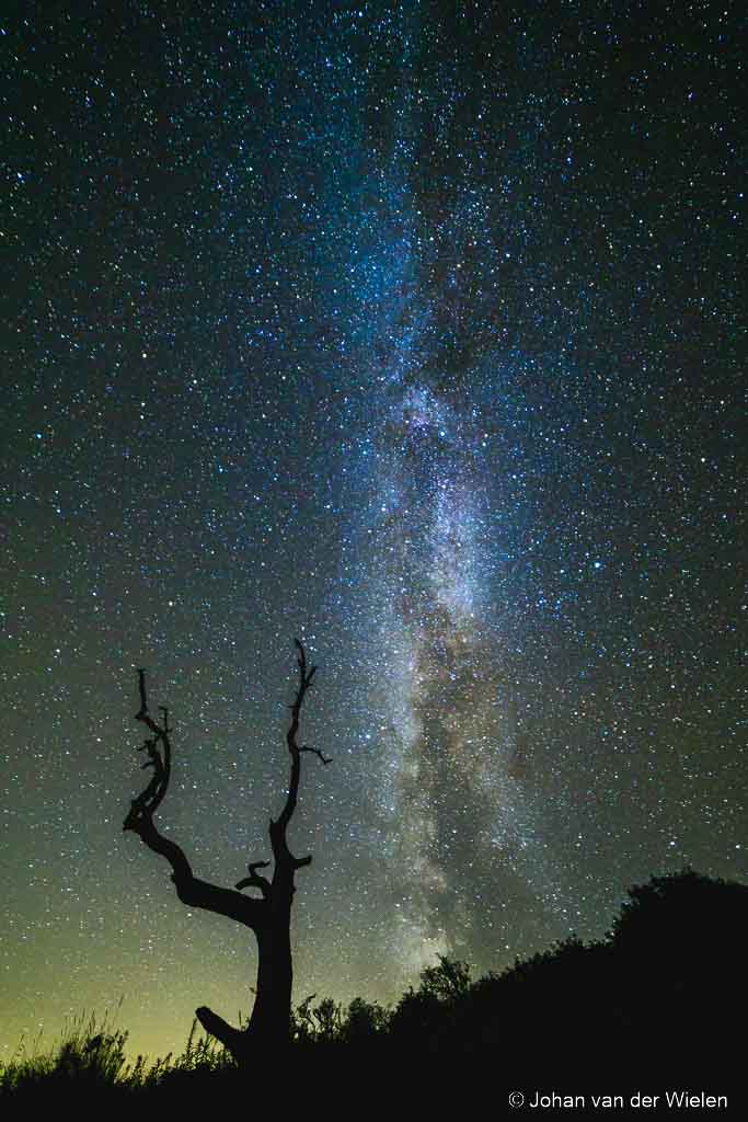 Melkweg boven Schiermonnikoog