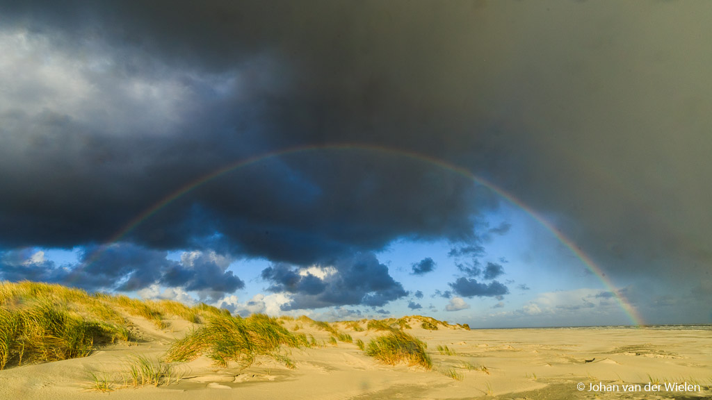 Regenboog? Dan absoluut géén polarisatiefilter!